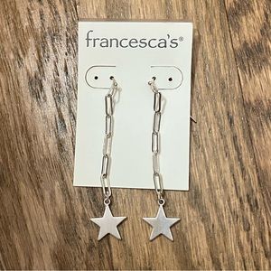 Silver Drop earrings